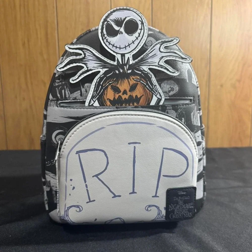 Loungefly NBC- Jack Skellington RIP backpack - JACK MOVES! NWT‎